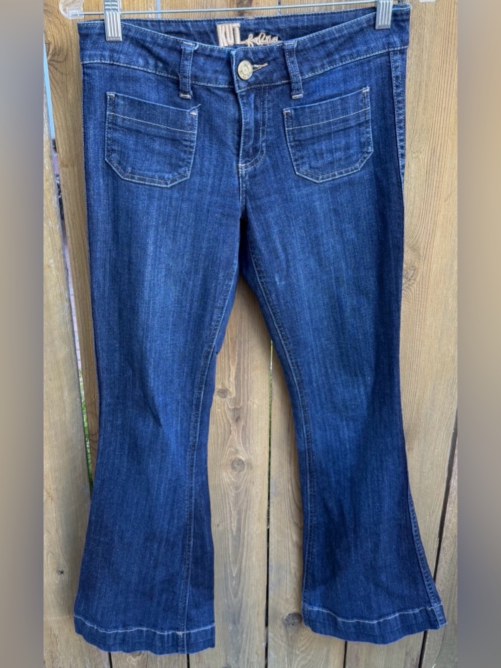 Kut from the Kloth Dark Blue Flare Jeans size 2